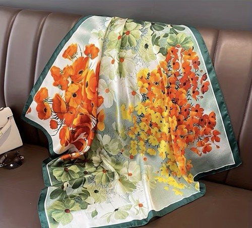 Floral pattern scarf - floral,