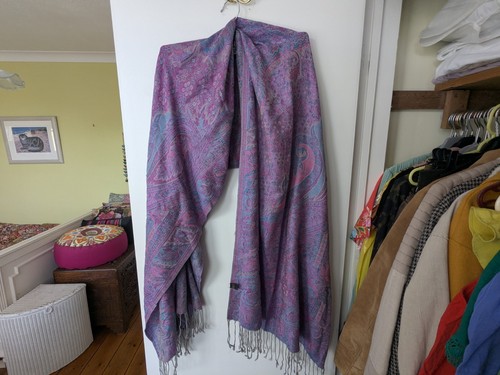 Reversible paisley scarf - reversible,