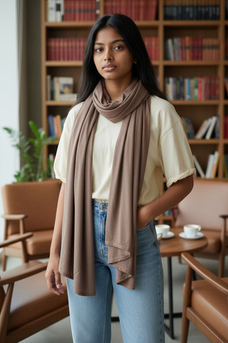 Double stitch jersey - double, scarf