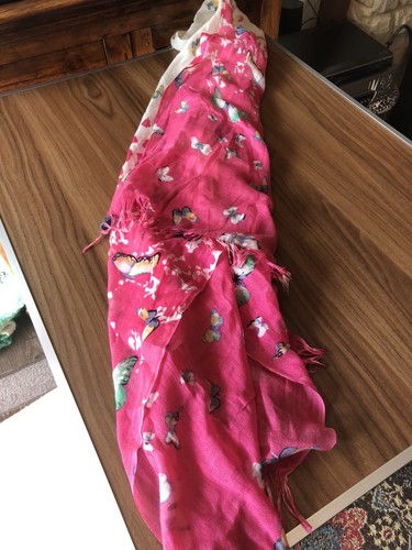 Ladies colourful print scarf