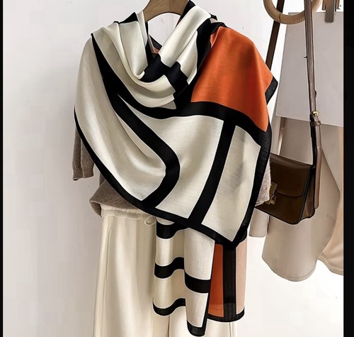 Women color block scarf - women's,