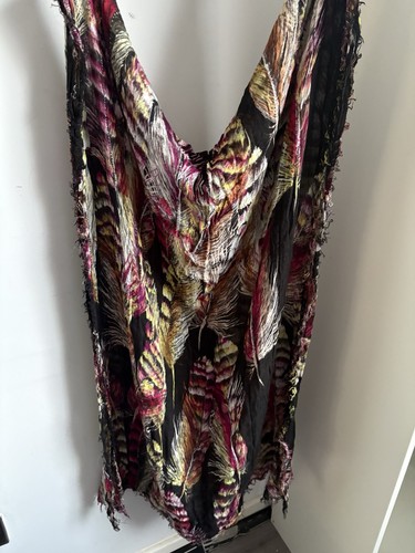 Multi coloured scarf - coloured, 76inches