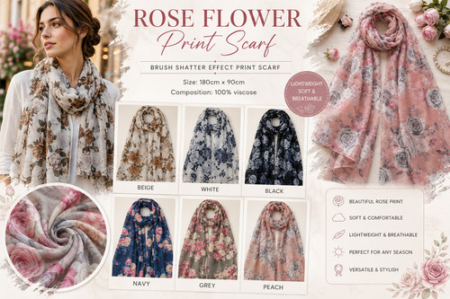 Women rose flower print - women's,